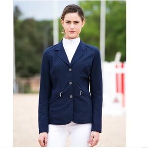 Horseware Women's Navy competition jacket/Blazer size XS nwt showerproo